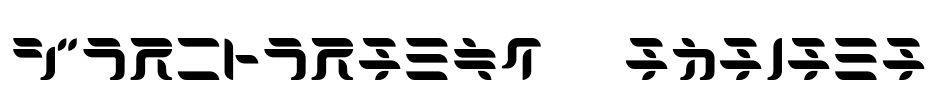 Dorisorange Katakana Font Image