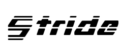 Stride Font Image