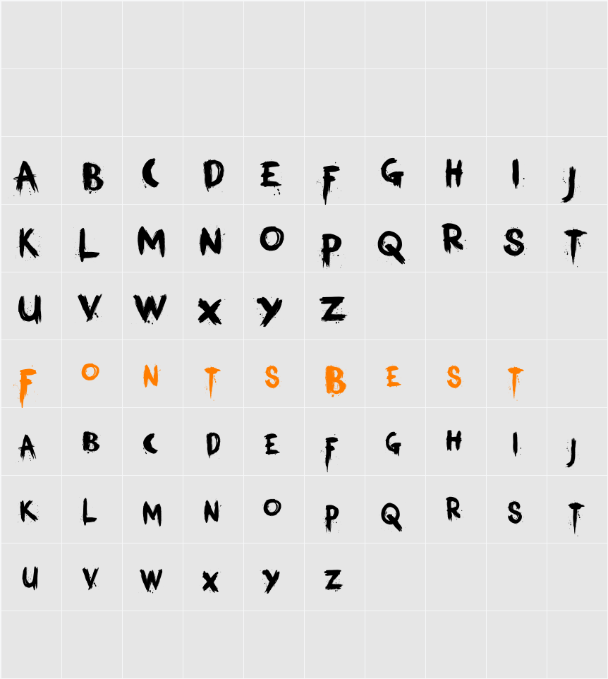 Kerberos Fang Character Map