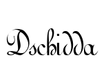 Dschidda Font Image