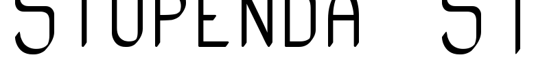 Stupenda ST Font Image