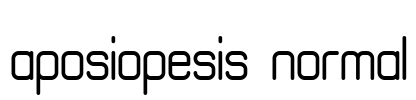 aposiopesis normal