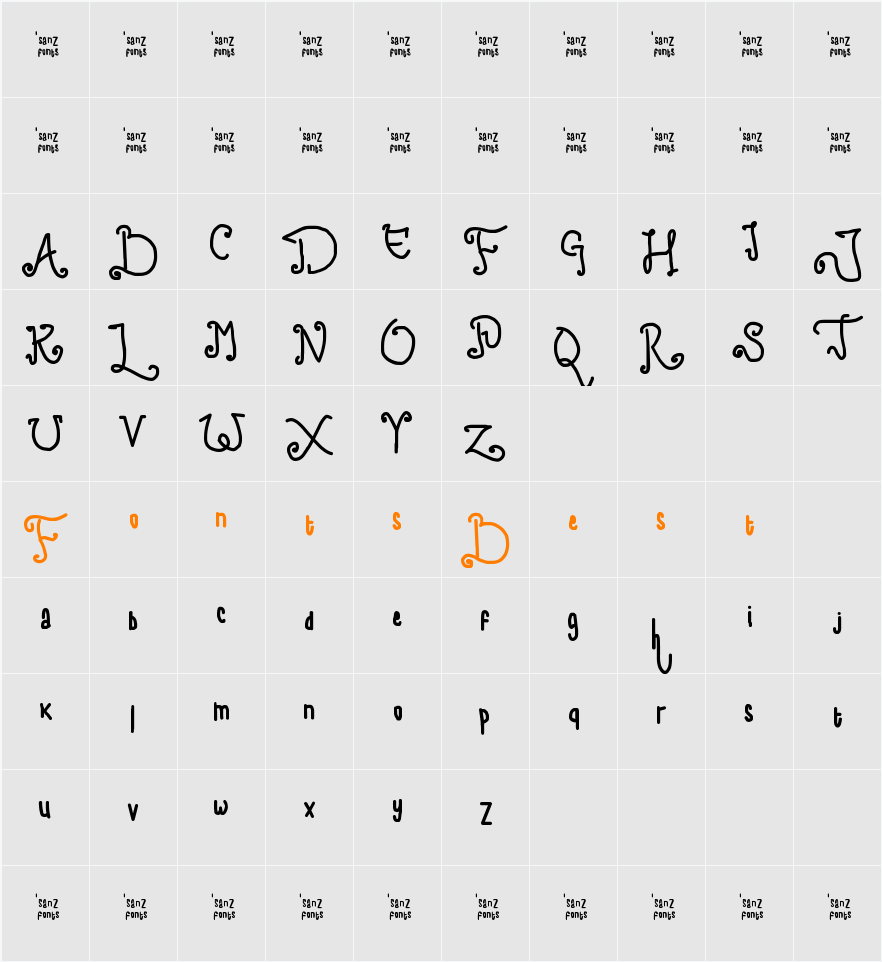 child writing Character Map