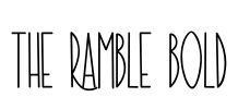 The Ramble Bold Font Image