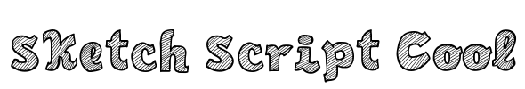 Sketch Script Cool Font Image