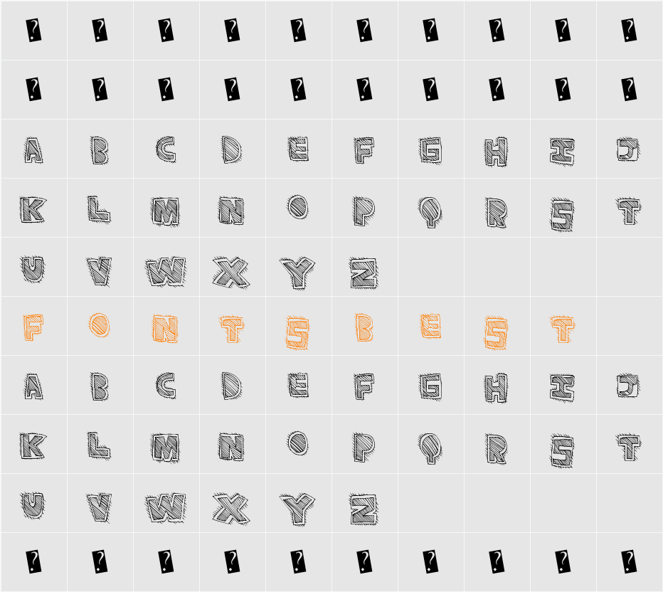 PhatRave Character Map