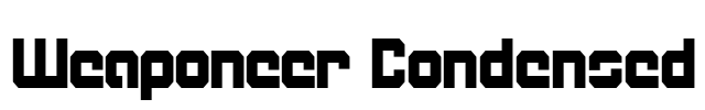 Weaponeer Condensed Font Image
