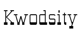 Kwodsity Font Image