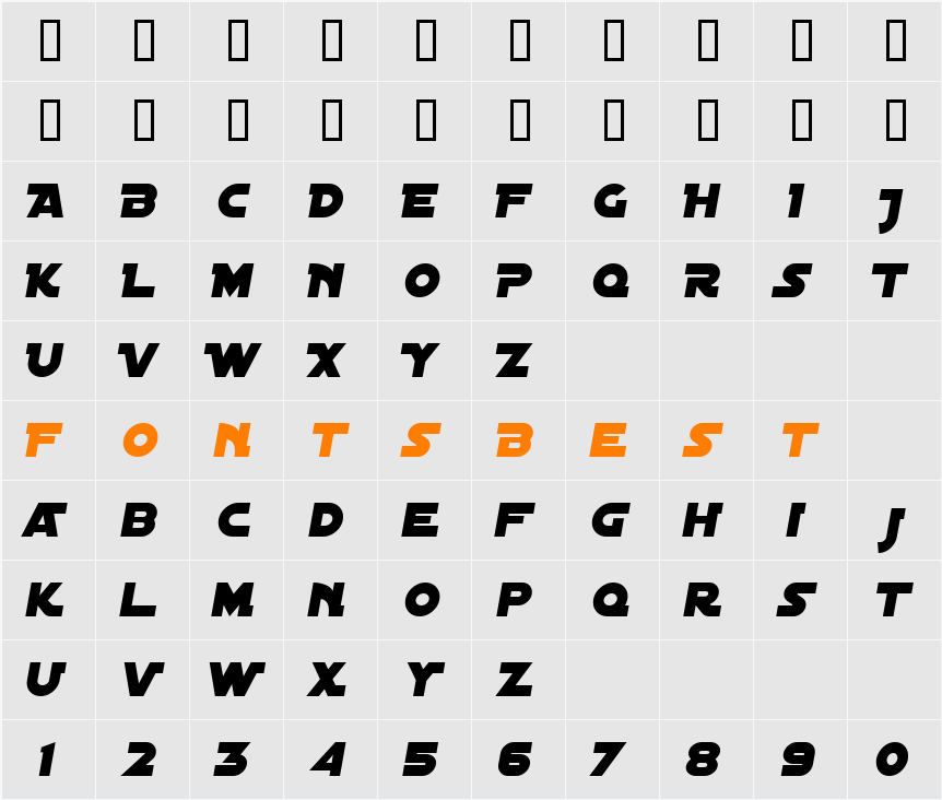 Distant Galaxy Alternate Character Map