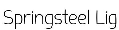 Springsteel Lig Font Image