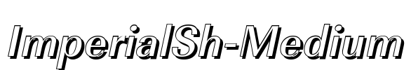 ImperialSh-Medium Font Image