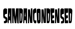 SamdanCondensed Font Image
