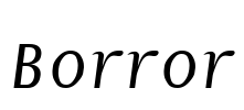 Borror