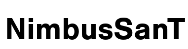 NimbusSanT Font Image