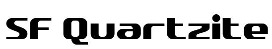 SF Quartzite Font Image