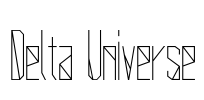 Delta Universe Font Image