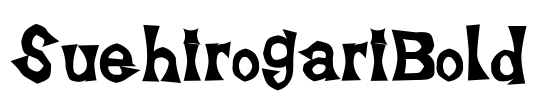 SuehirogariBold Font Image