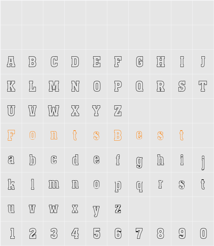 a_KenaOtl Character Map