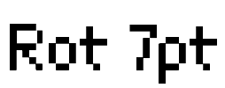 Rot 7pt Font Image