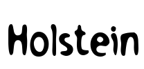 Holstein Font Image