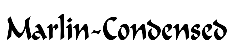 Marlin-Condensed Font Image