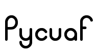 Pycuaf Font Image