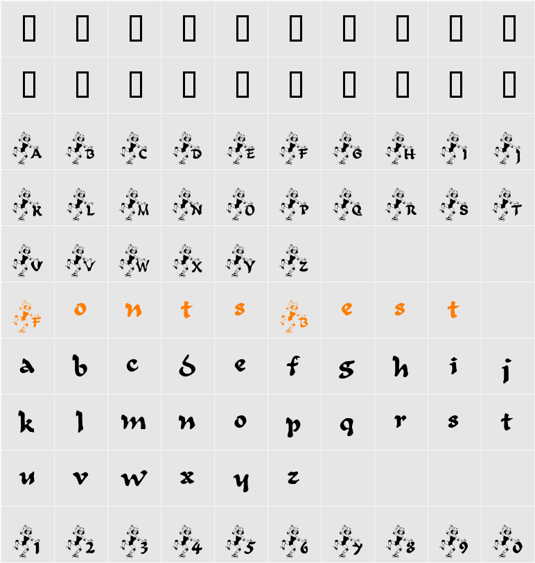 Skateboarding Character Map