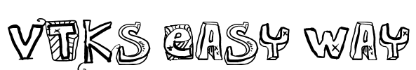 VTKS EASY WAY Font Image