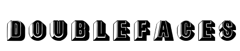 DoubleFaces Font Image
