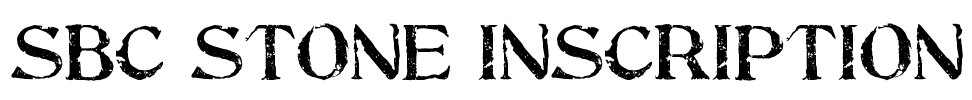 SBC Stone Inscription