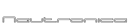 Neutronica Font Image