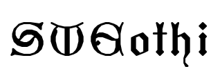 SWGothi Font Image