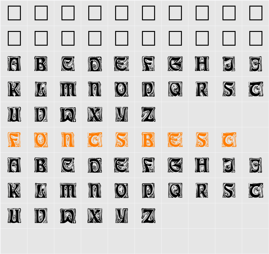 Ian Character Map