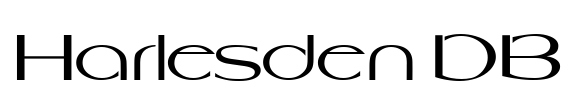 Harlesden DB Font Image