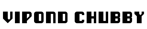 Vipond Chubby Font Image