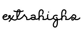 ExtraHighs Font Image