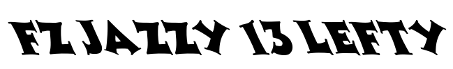 FZ JAZZY 13 LEFTY Font Image