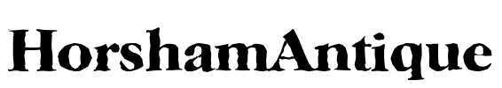 HorshamAntique Font Image
