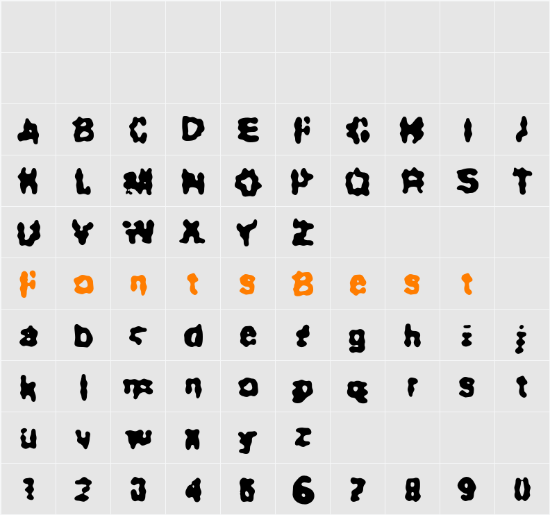 Dirty Two Character Map