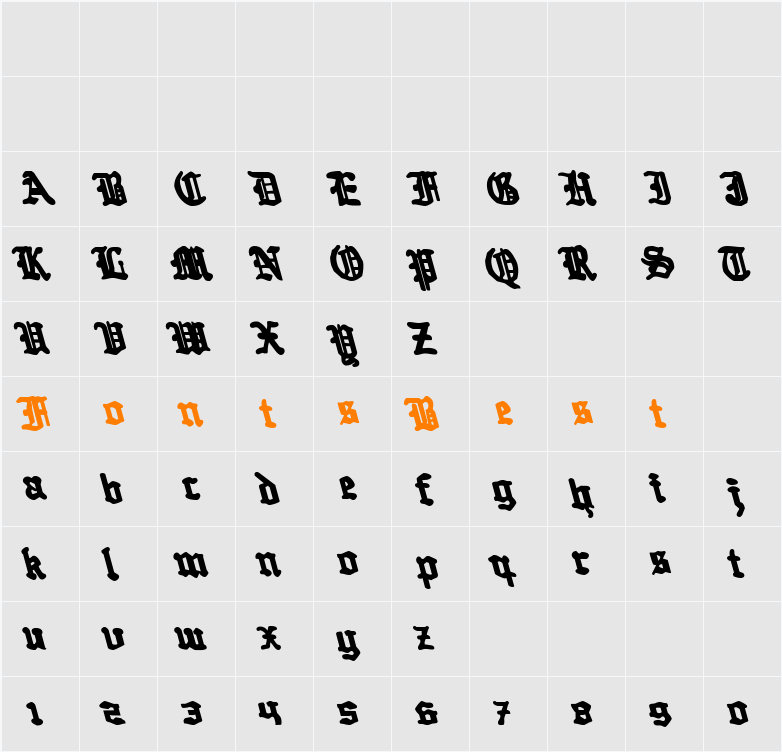 Quest Knight Leftalic Character Map
