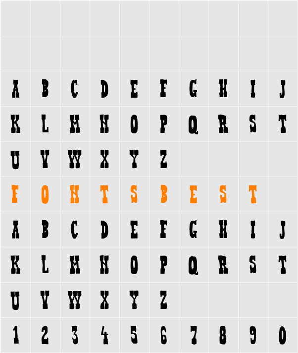 Heffer Character Map