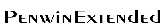 PenwinExtended Font Image