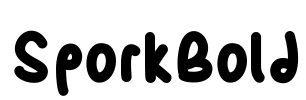 SporkBold Font Image