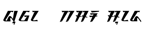 buwana - aksara sunda Font Image