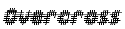 Overcross Font Image