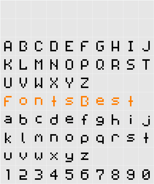 Pixilator Character Map