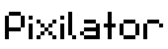 Pixilator Font Image