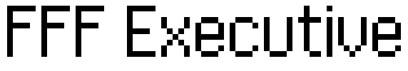 FFF Executive Font Image