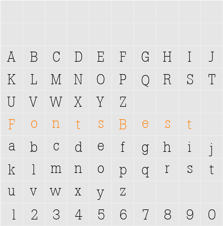 Boton Character Map