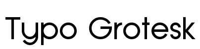 Typo Grotesk